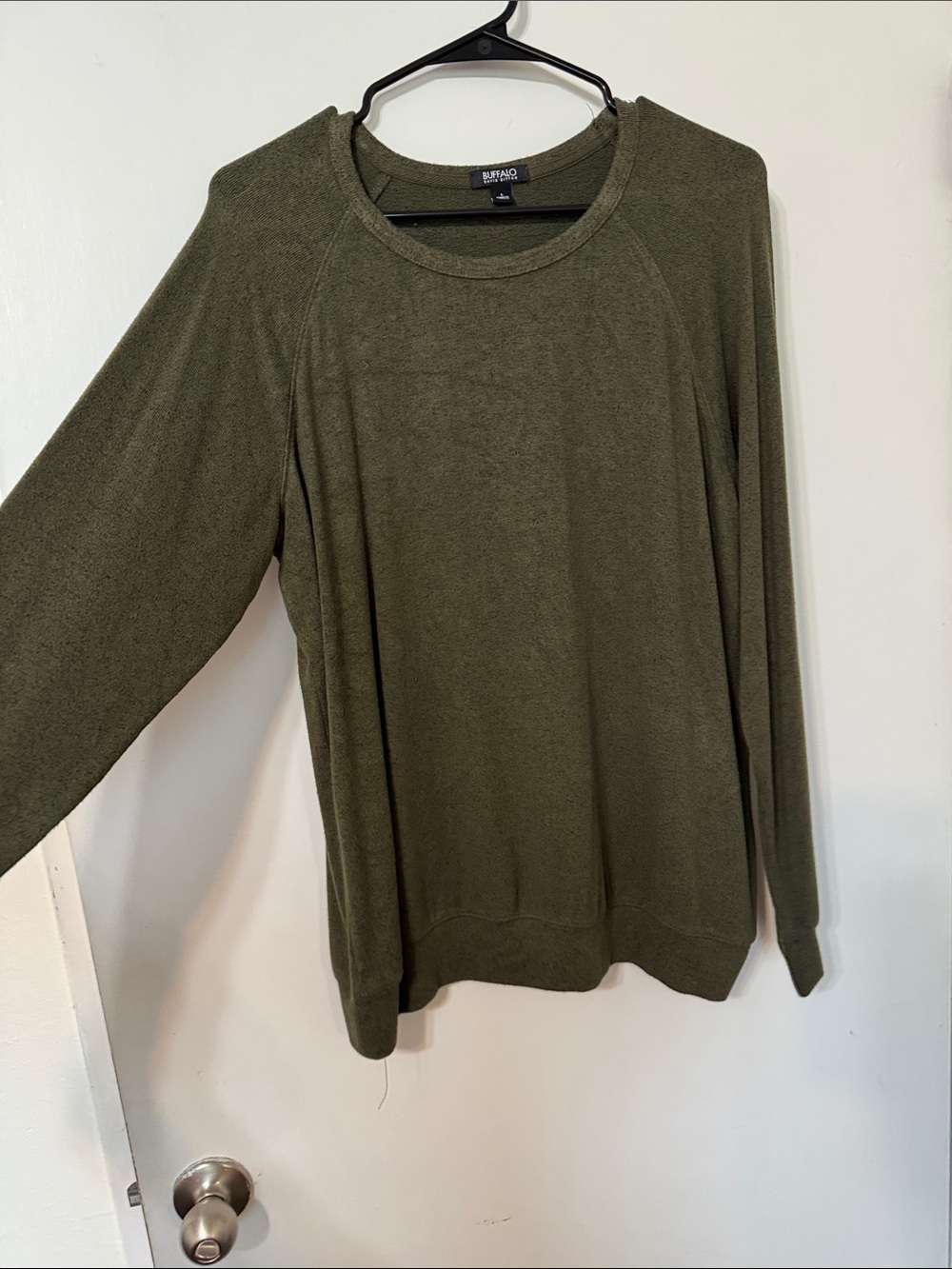 Buffalo David Bitton Olive Crewneck Pullover